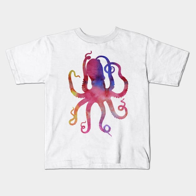 Octopus Kids T-Shirt by TheJollyMarten